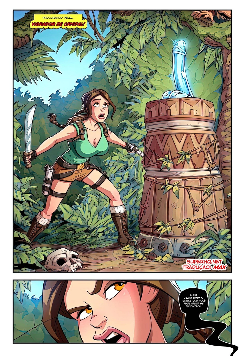Lara Croft e o vibrador de cristal