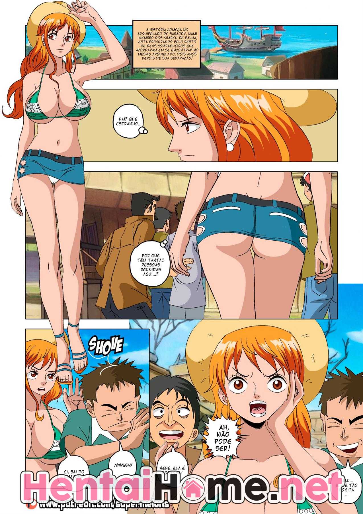 One Piece Pornô: Nami fugindo - Foto 2