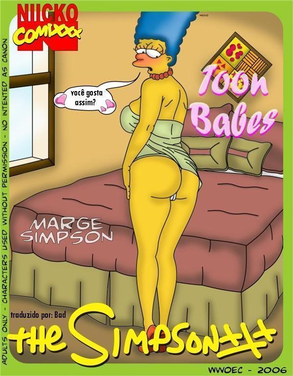 Simpsons pornô Bart comendo Marge bêbada - Foto 1