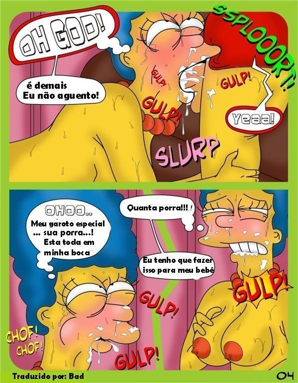 Simpsons pornô Bart comendo Marge bêbada - Foto 4