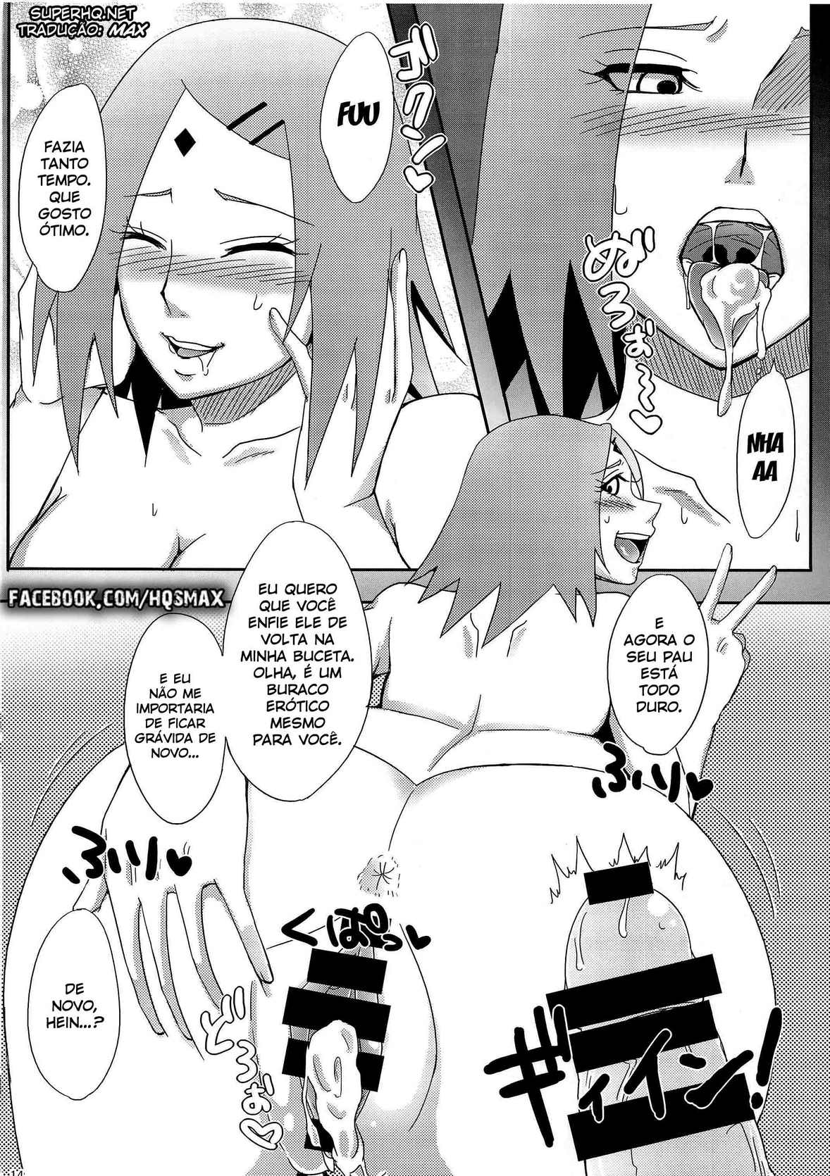 Sasuke está de volta pra enlouquecer Sakura de tesão - Foto 12