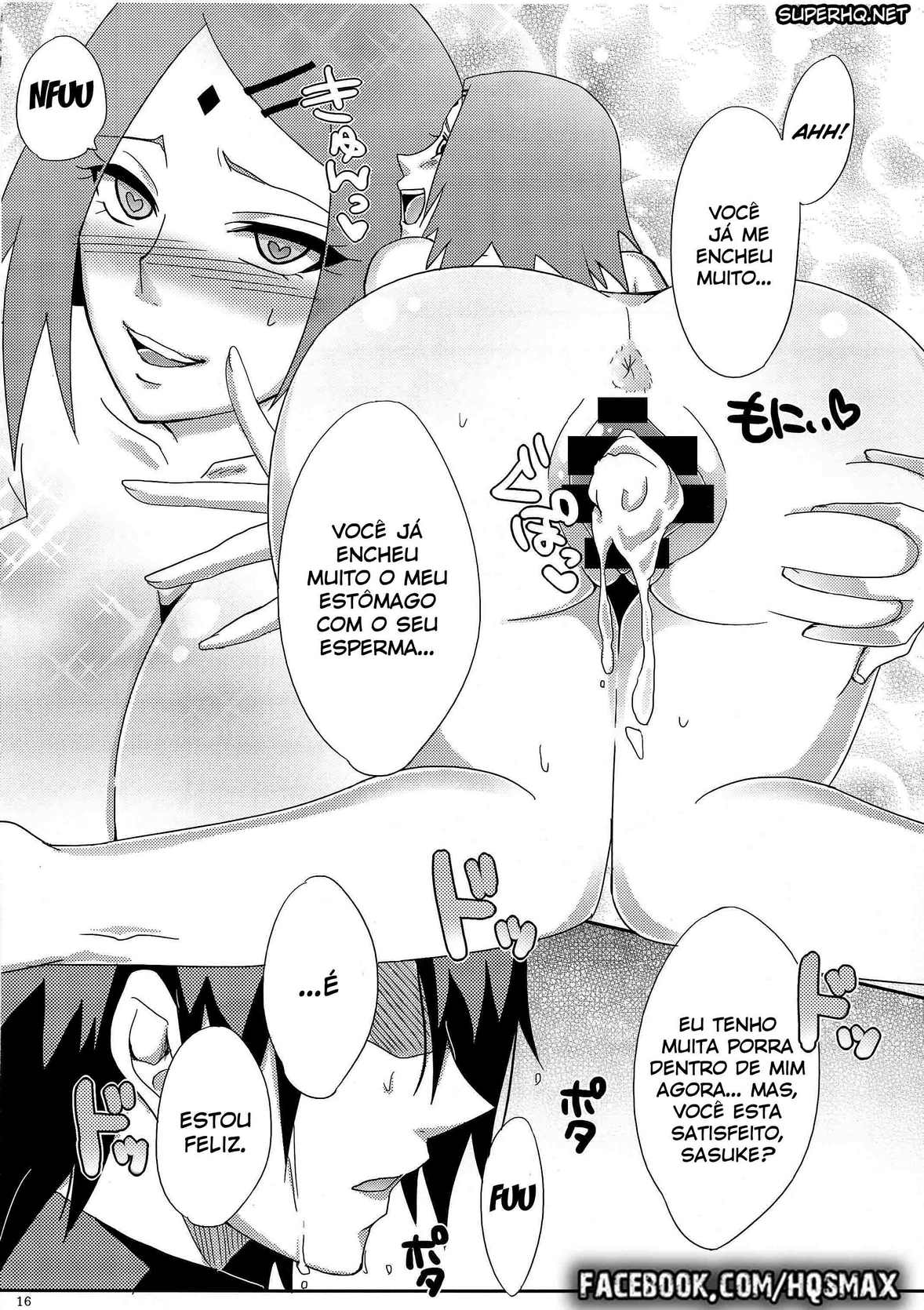 Sasuke está de volta pra enlouquecer Sakura de tesão