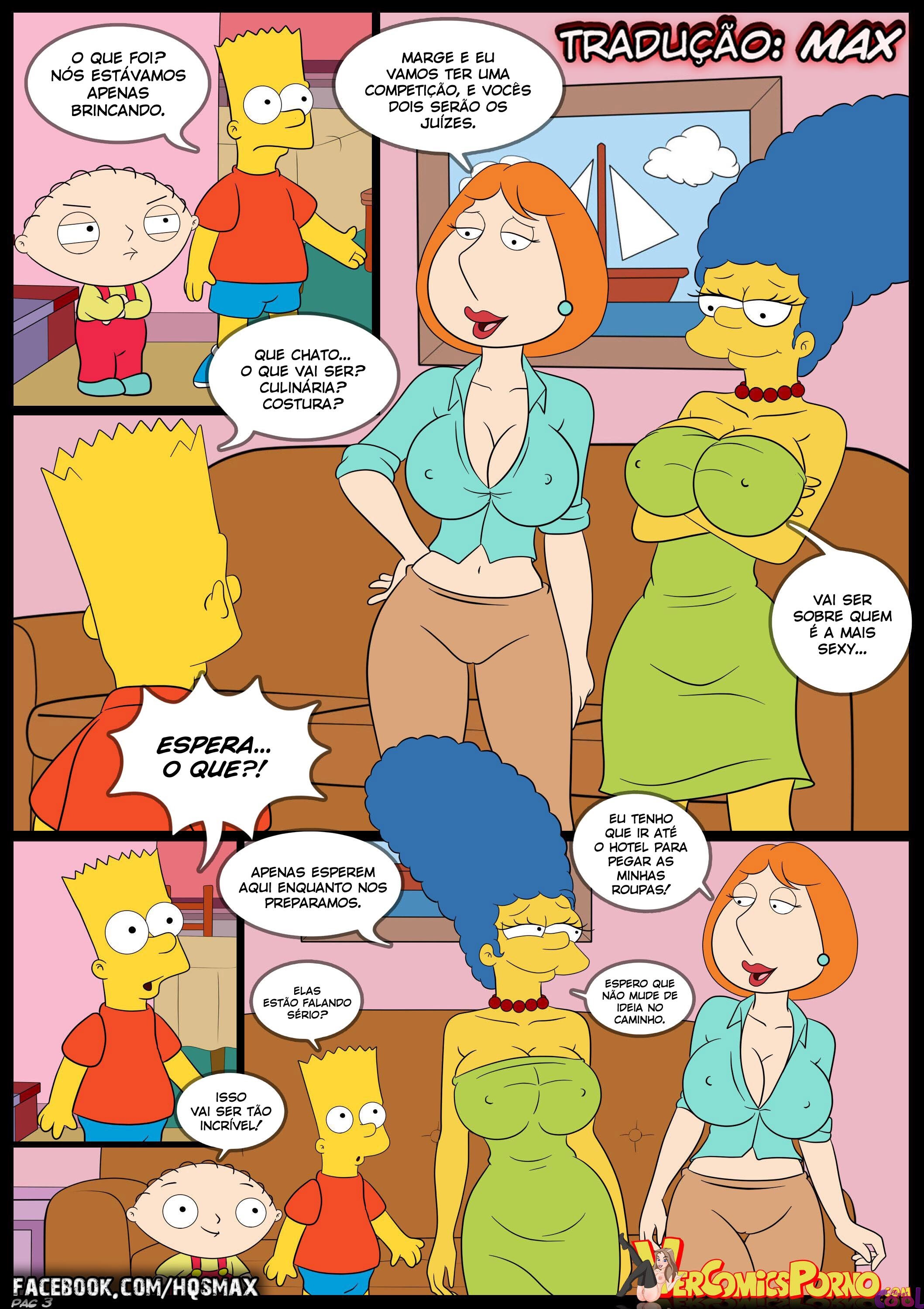 A competição - Quem é mais sexy? Marge ou Lois?