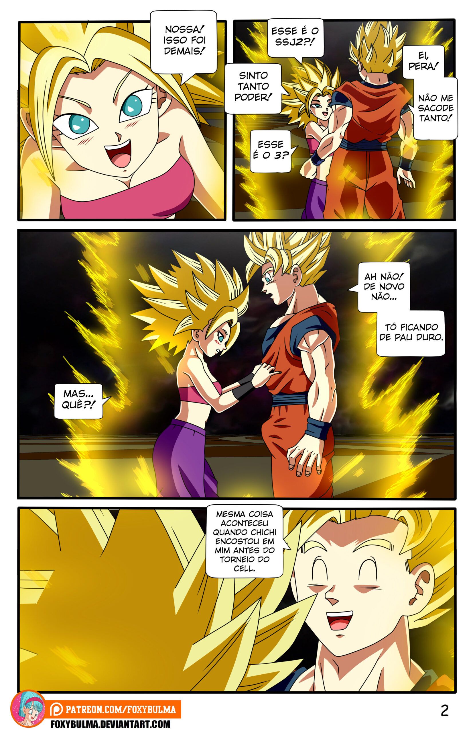 Dragon Ball Super Hentai - Goku dando uma gozada
