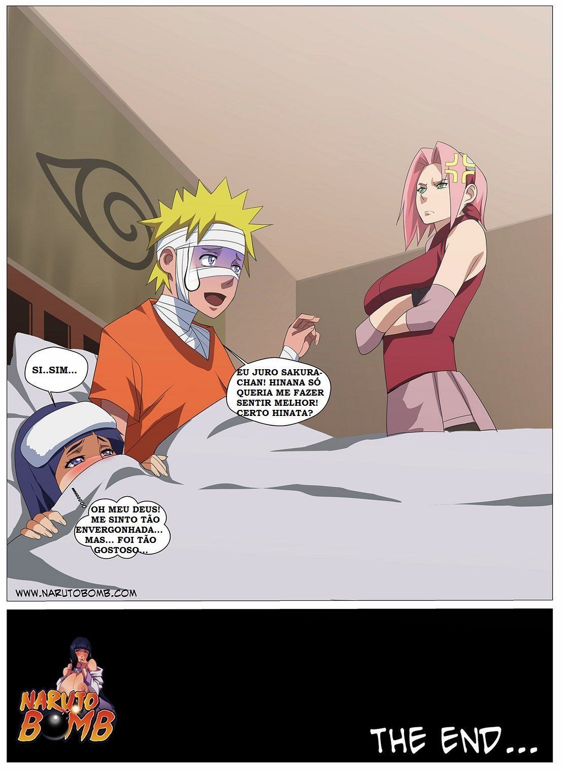 Hinata curando seu amado Naruto