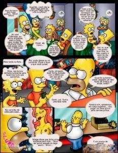 O dia de sexo da família Simpsons pornô - Foto 2