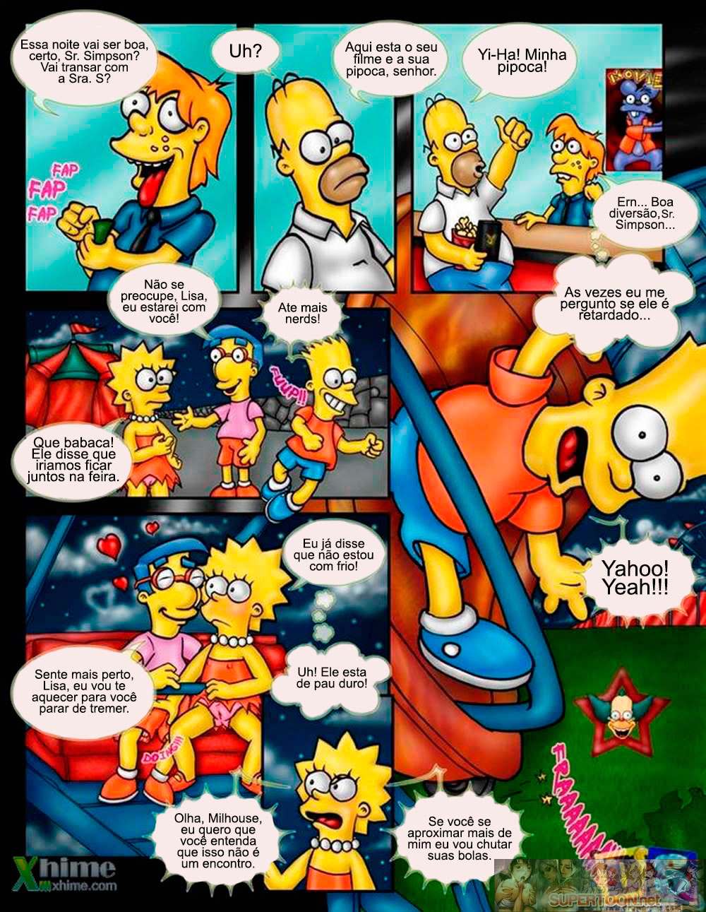 O dia de sexo da família Simpsons pornô - Foto 3