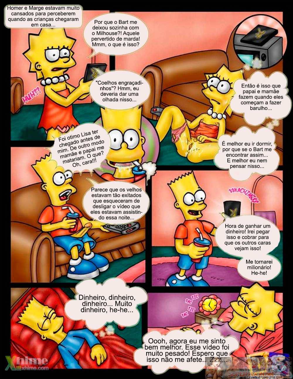 O dia de sexo da família Simpsons pornô - Foto 6