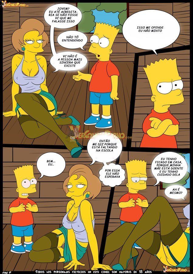 Bart dando uma lição na sua professora - Foto 10