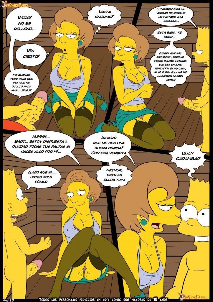 Bart dando uma lição na sua professora - Foto 14