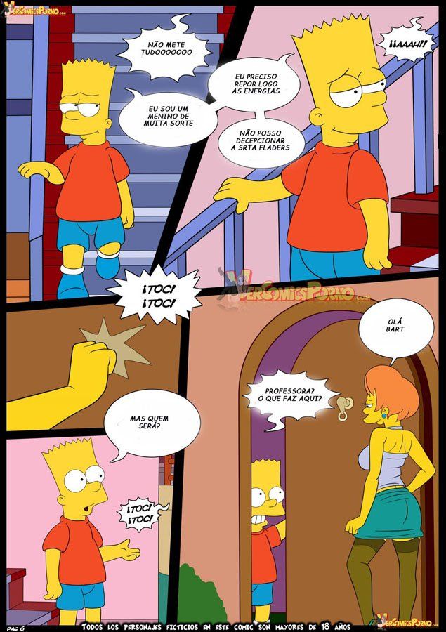 Bart dando uma lição na sua professora - Foto 7