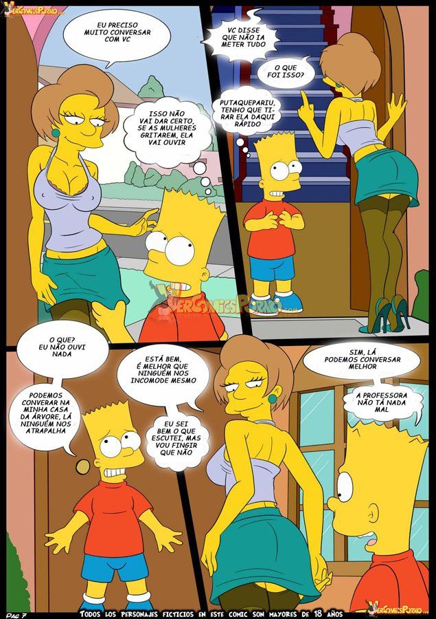 Bart dando uma lição na sua professora - Foto 8