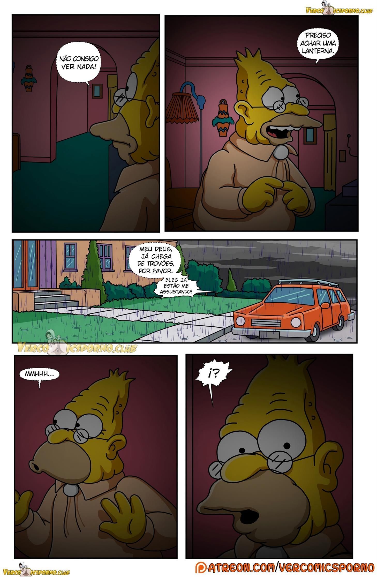 Simpsons pornô: O vovô e a nora - Foto 13
