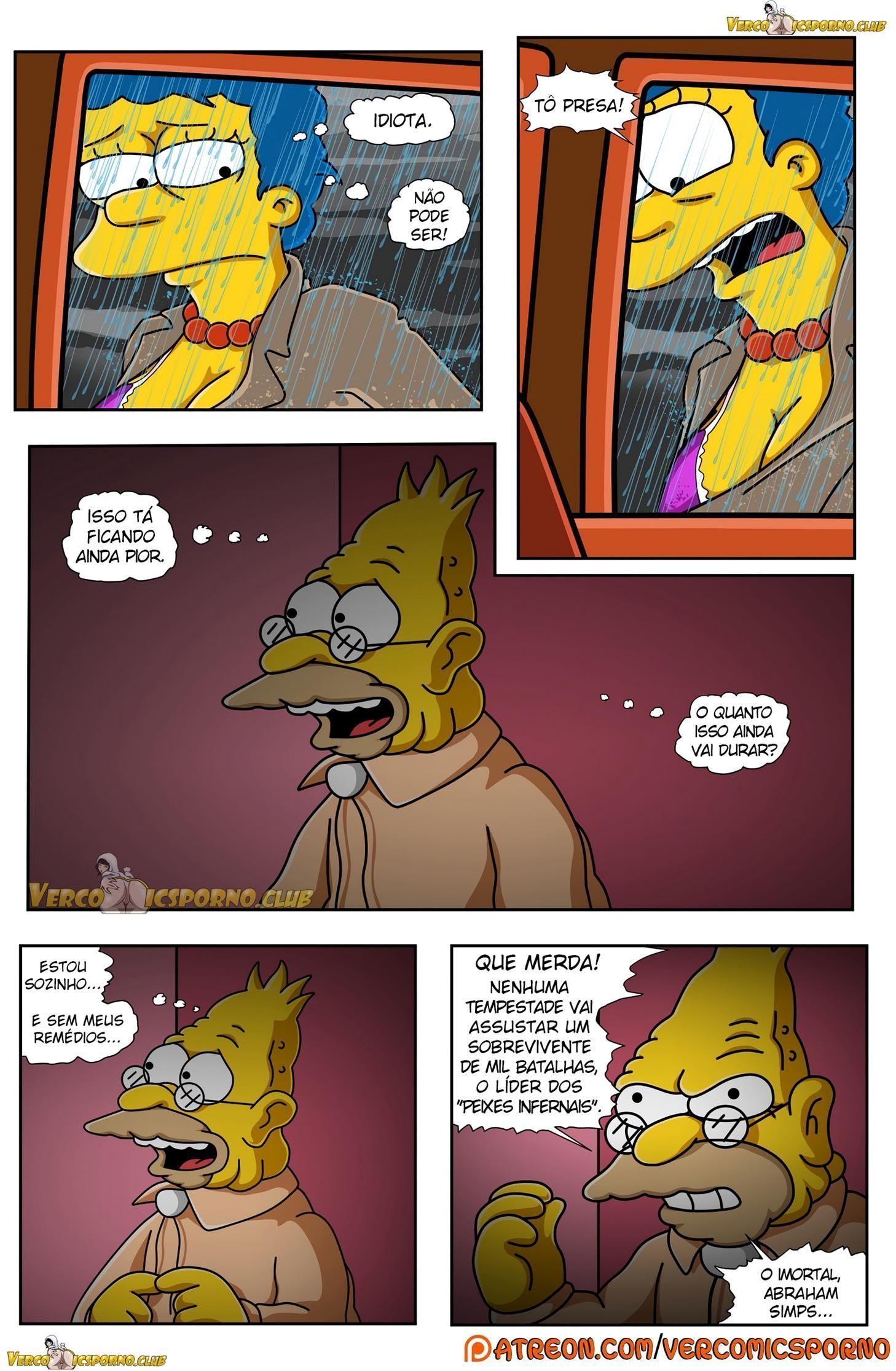 Simpsons pornô: O vovô e a nora - Foto 18