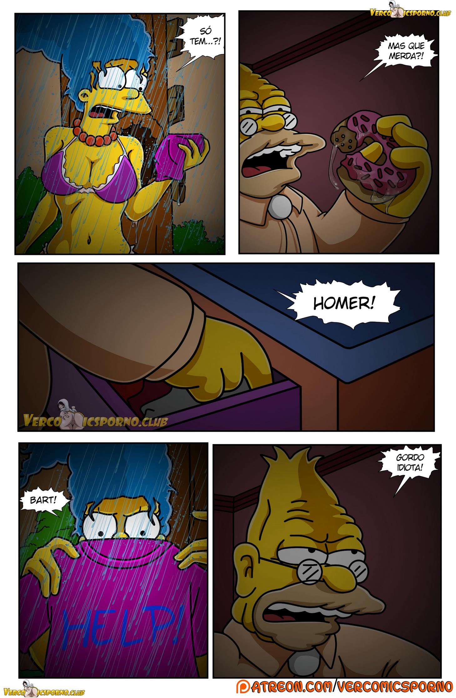 Simpsons pornô: O vovô e a nora - Foto 27