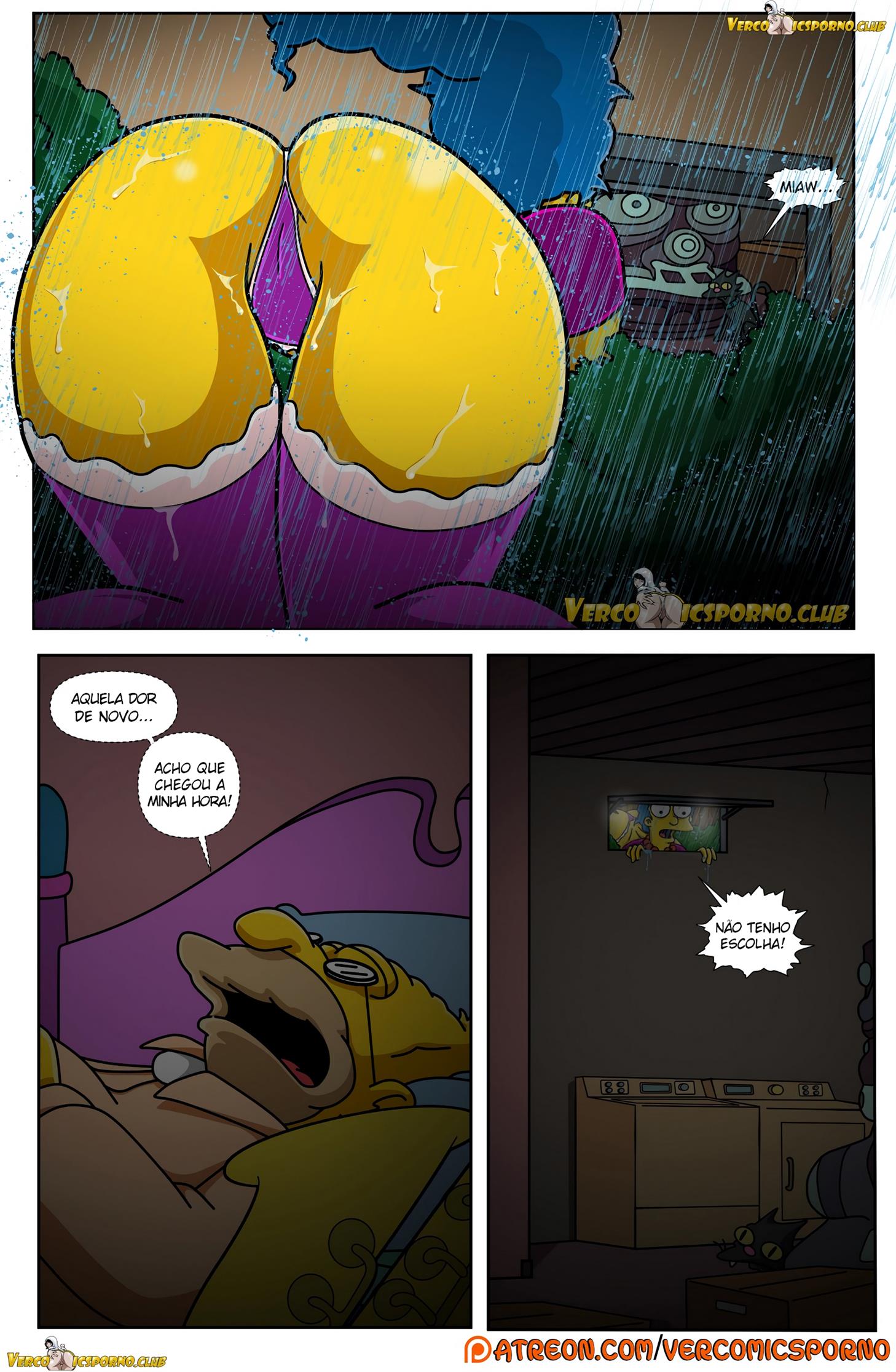 Simpsons pornô: O vovô e a nora - Foto 34