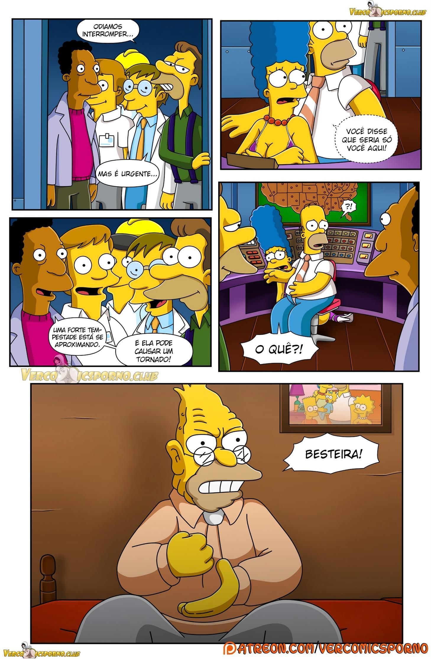 Simpsons pornô: O vovô e a nora - Foto 7
