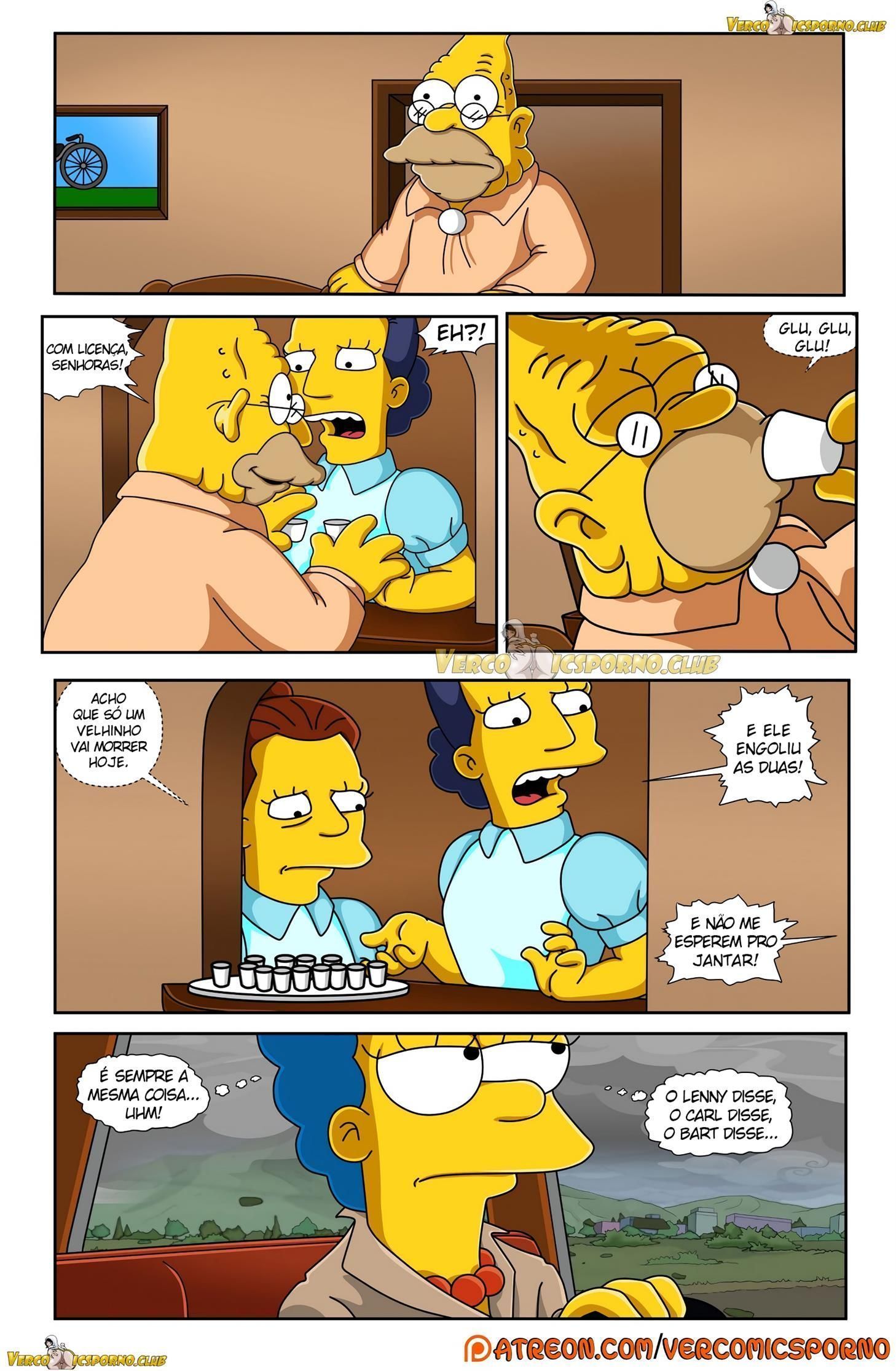 Simpsons pornô: O vovô e a nora - Foto 9