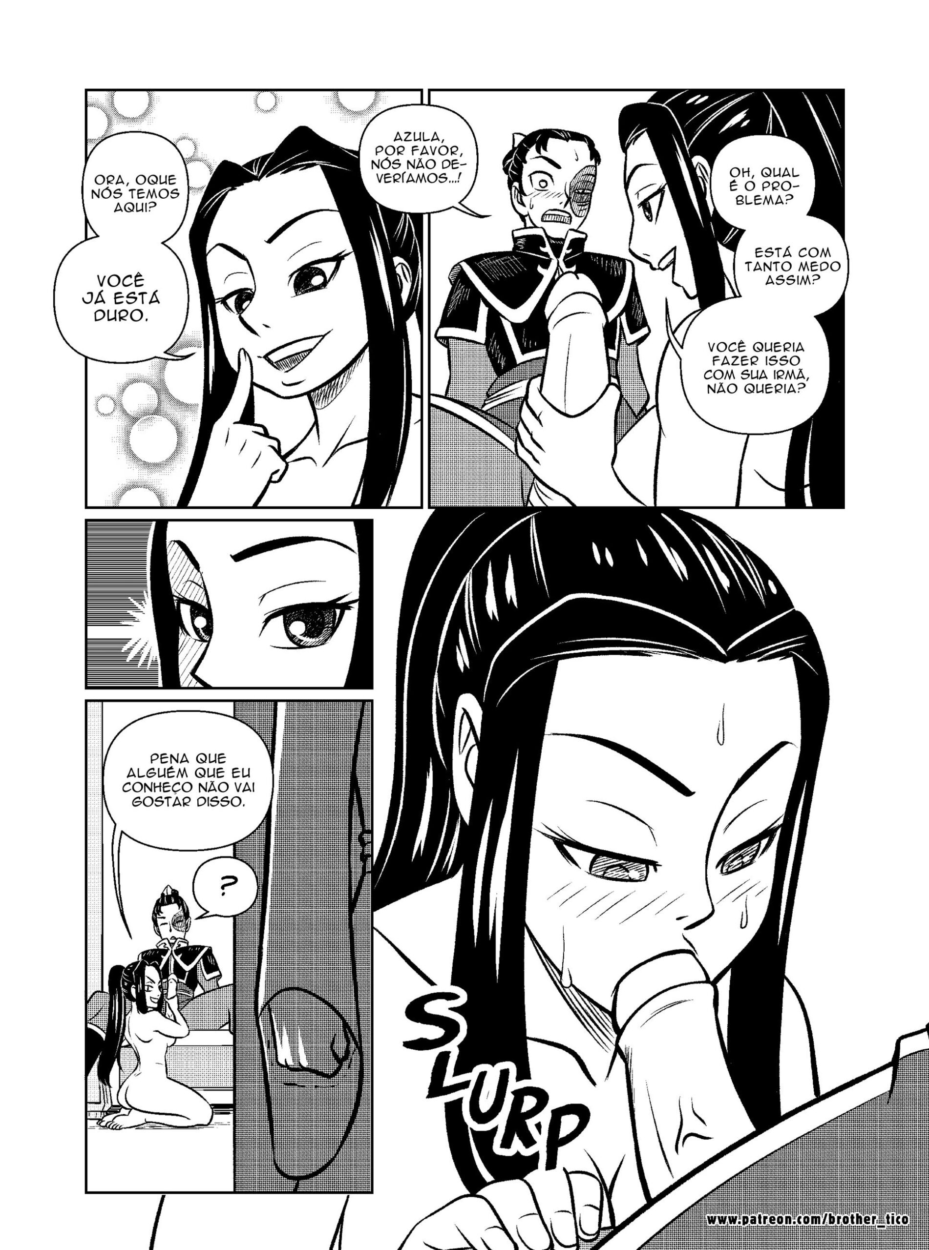 Avatar Incesto: Zuko ganha sexo da irmã