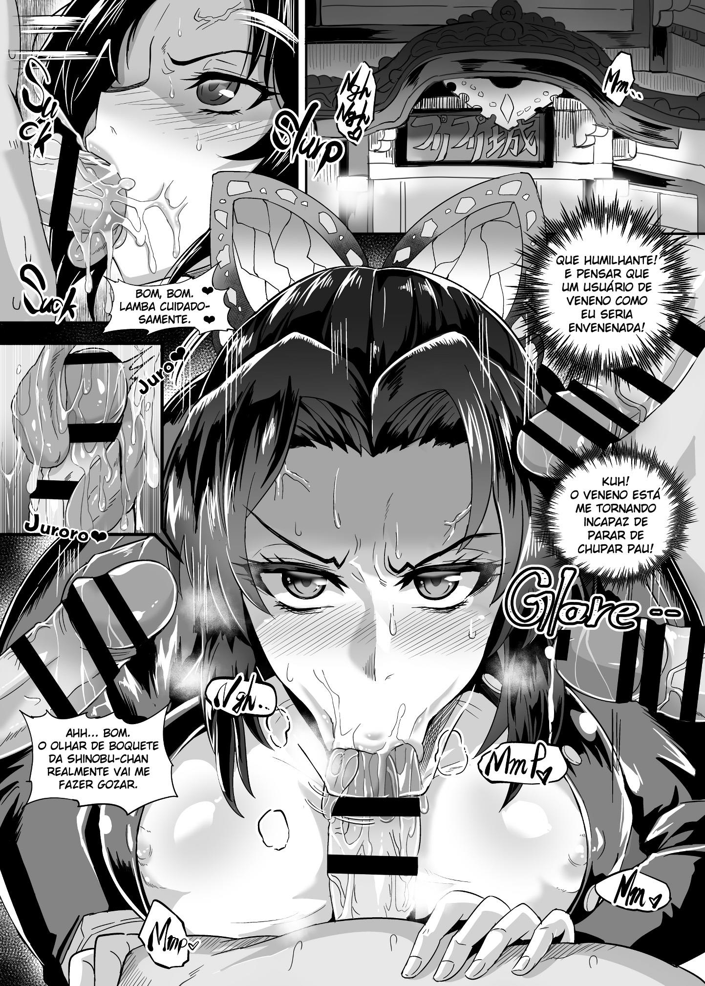 Kimetsu no Yaiba Hentai: Paraíso das borboletas - Foto 6