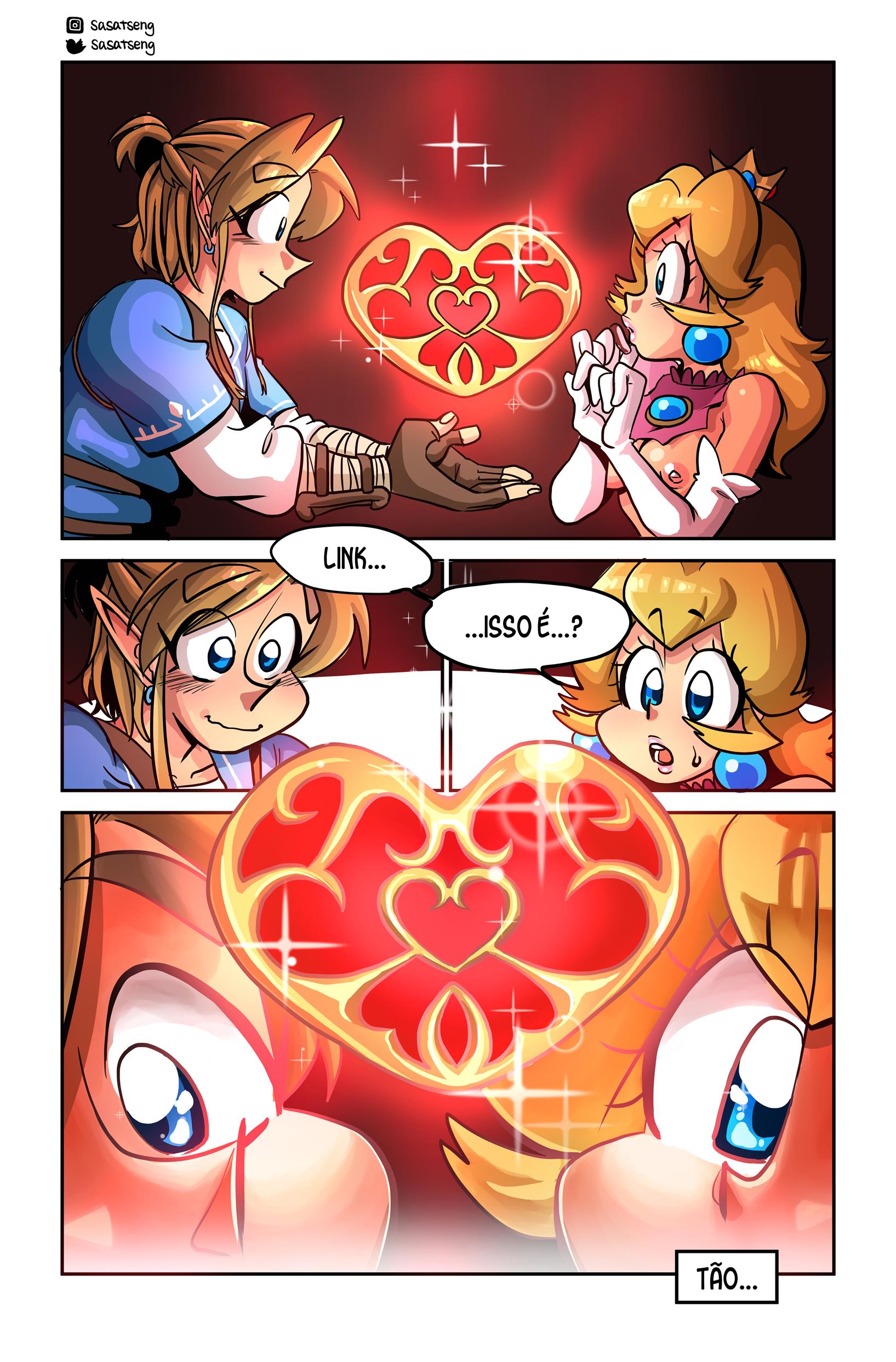 Link estupra à princesa Peach