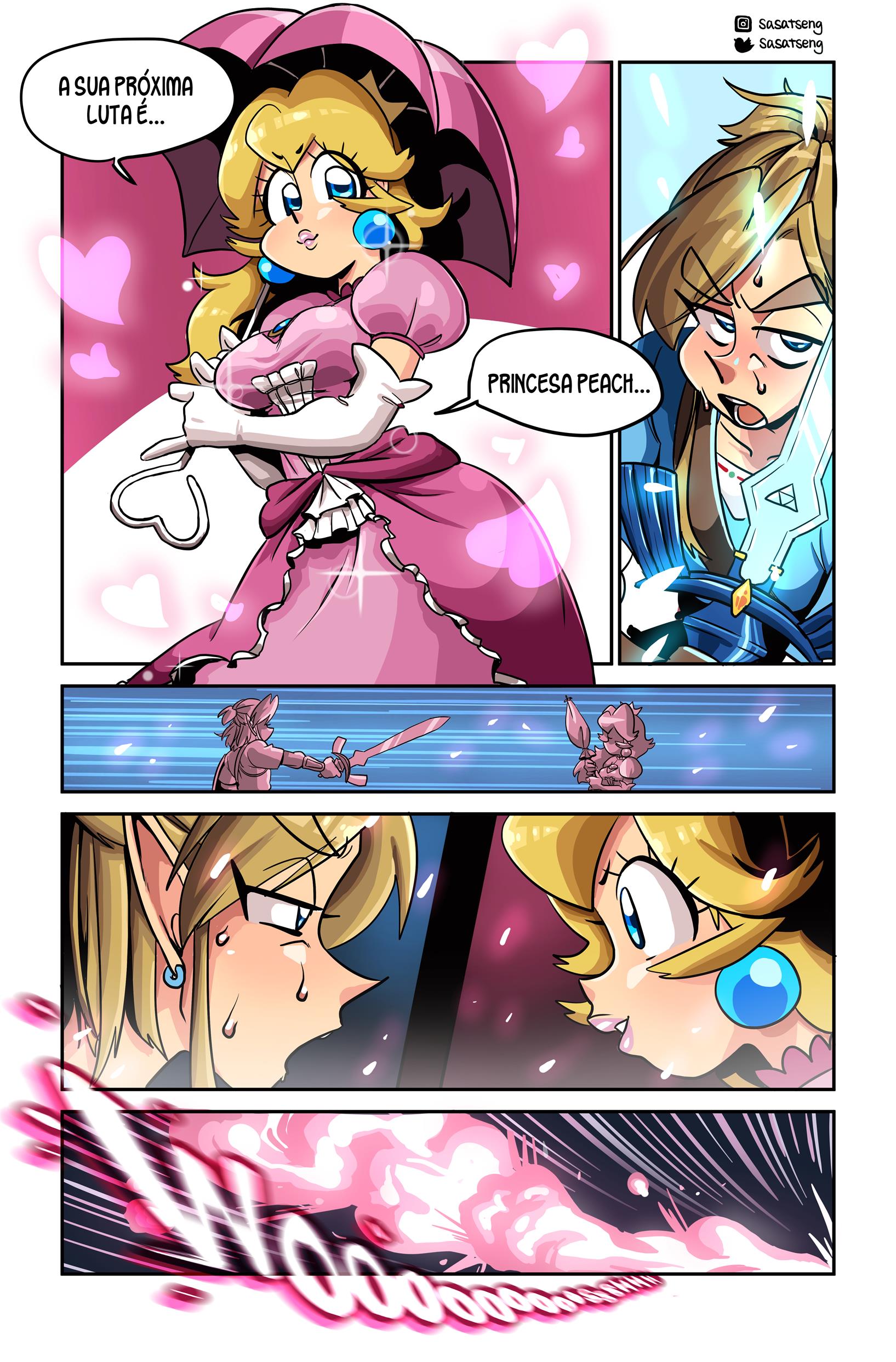 Link estupra à princesa Peach