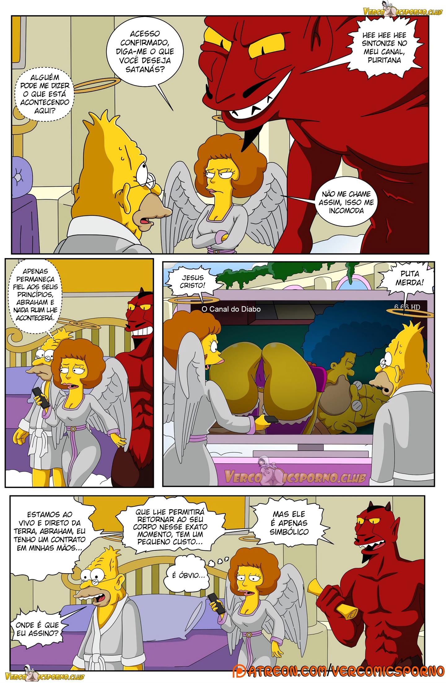 Simpsons pornô: O vovô e a nora 02 - Foto 10
