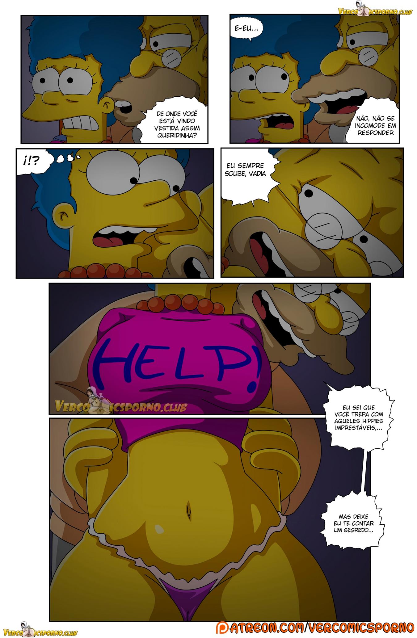 Simpsons pornô: O vovô e a nora 02 - Foto 17