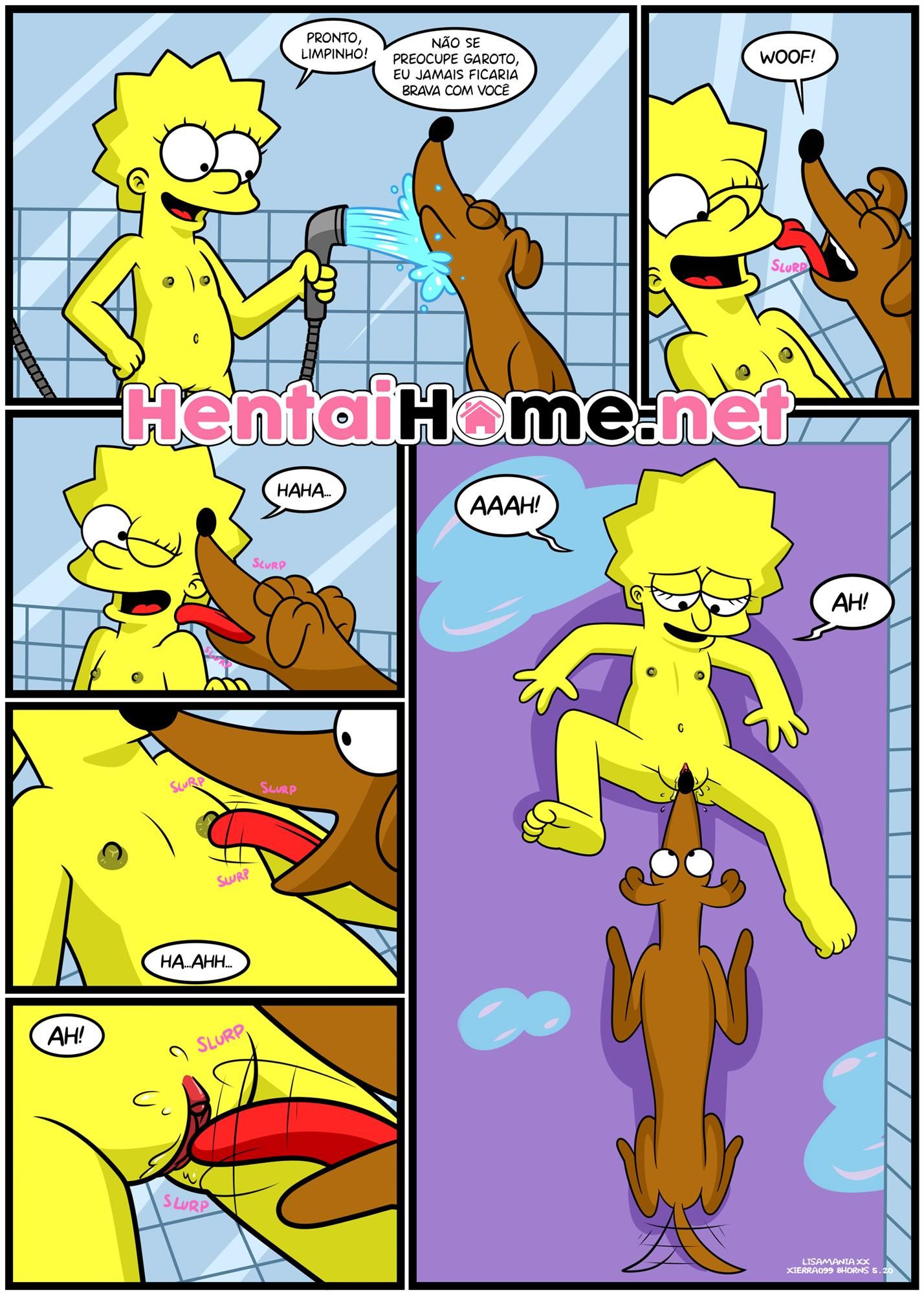 O banho animal de Lisa