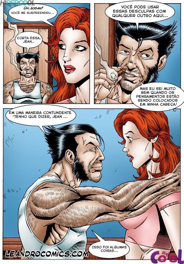 Wolverine pega à gostosa Jean Grey com tesão - Foto 10