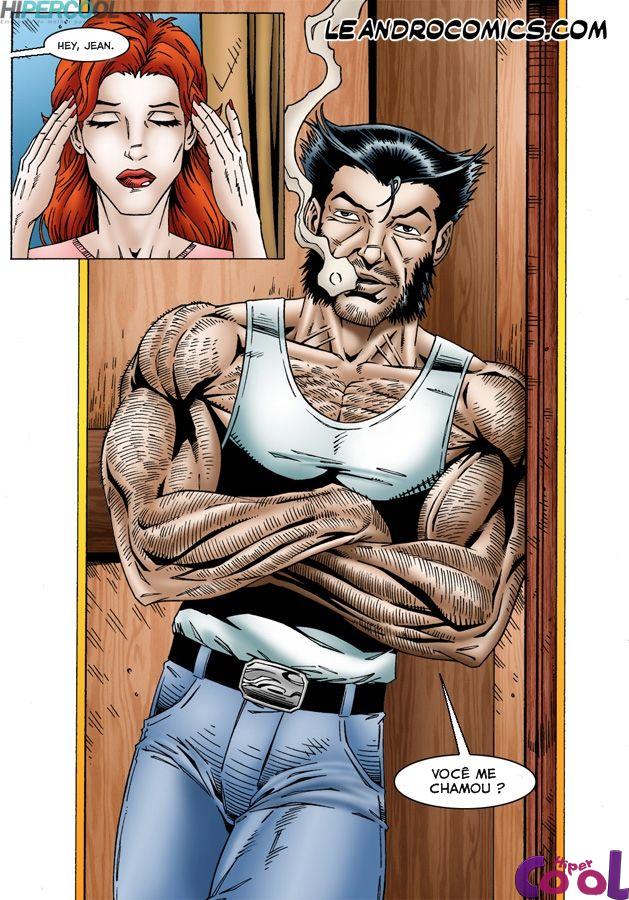Wolverine pega à gostosa Jean Grey com tesão - Foto 9