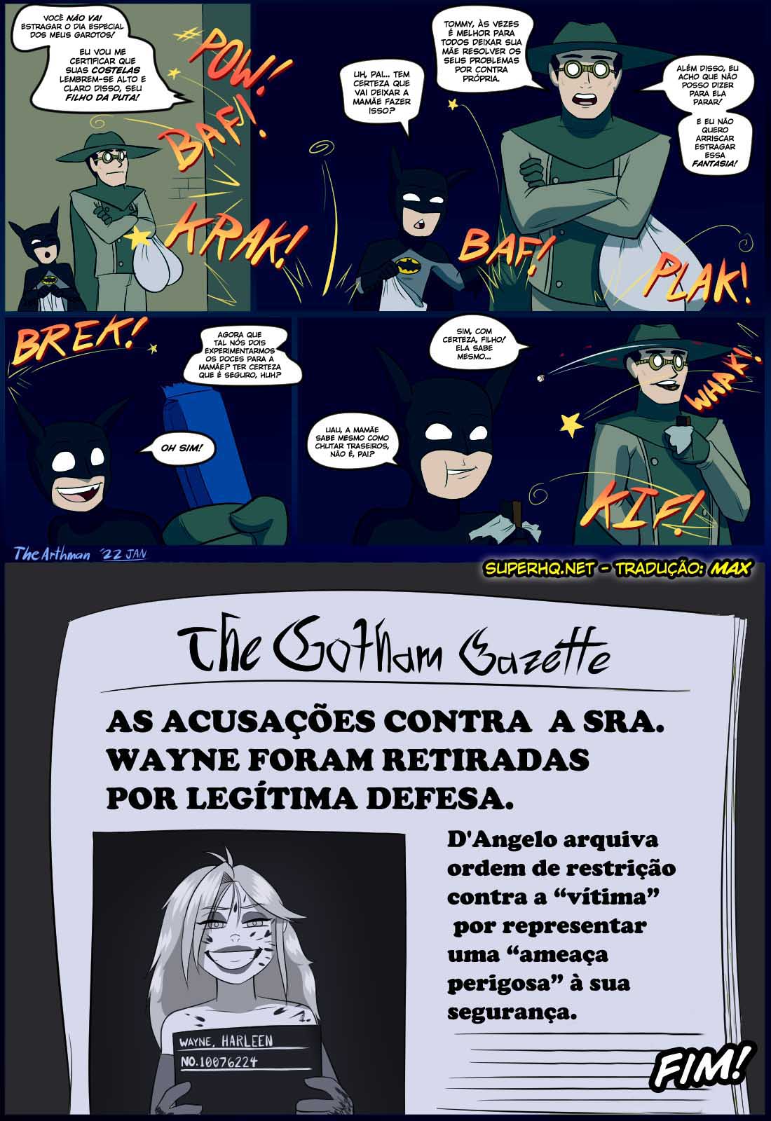Arlequina esposa tesuda de Batman