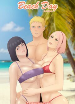Famila de Naruto na praia