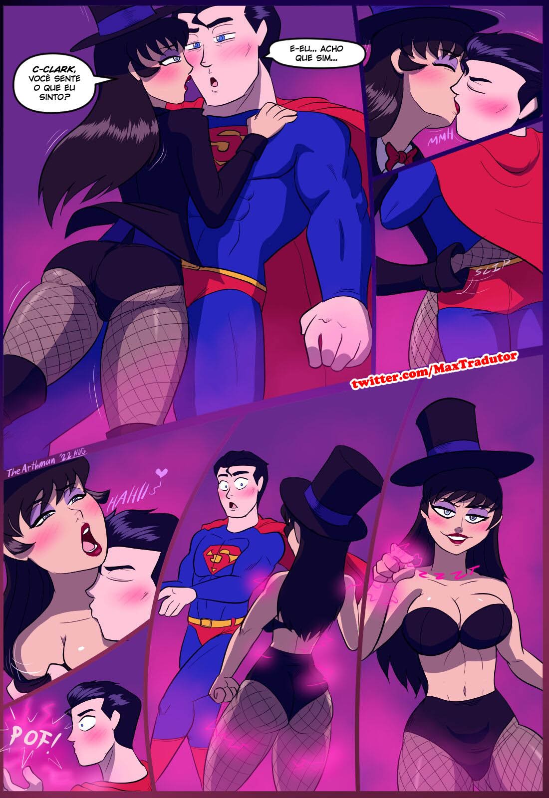 Superman pornô fode Zatanna