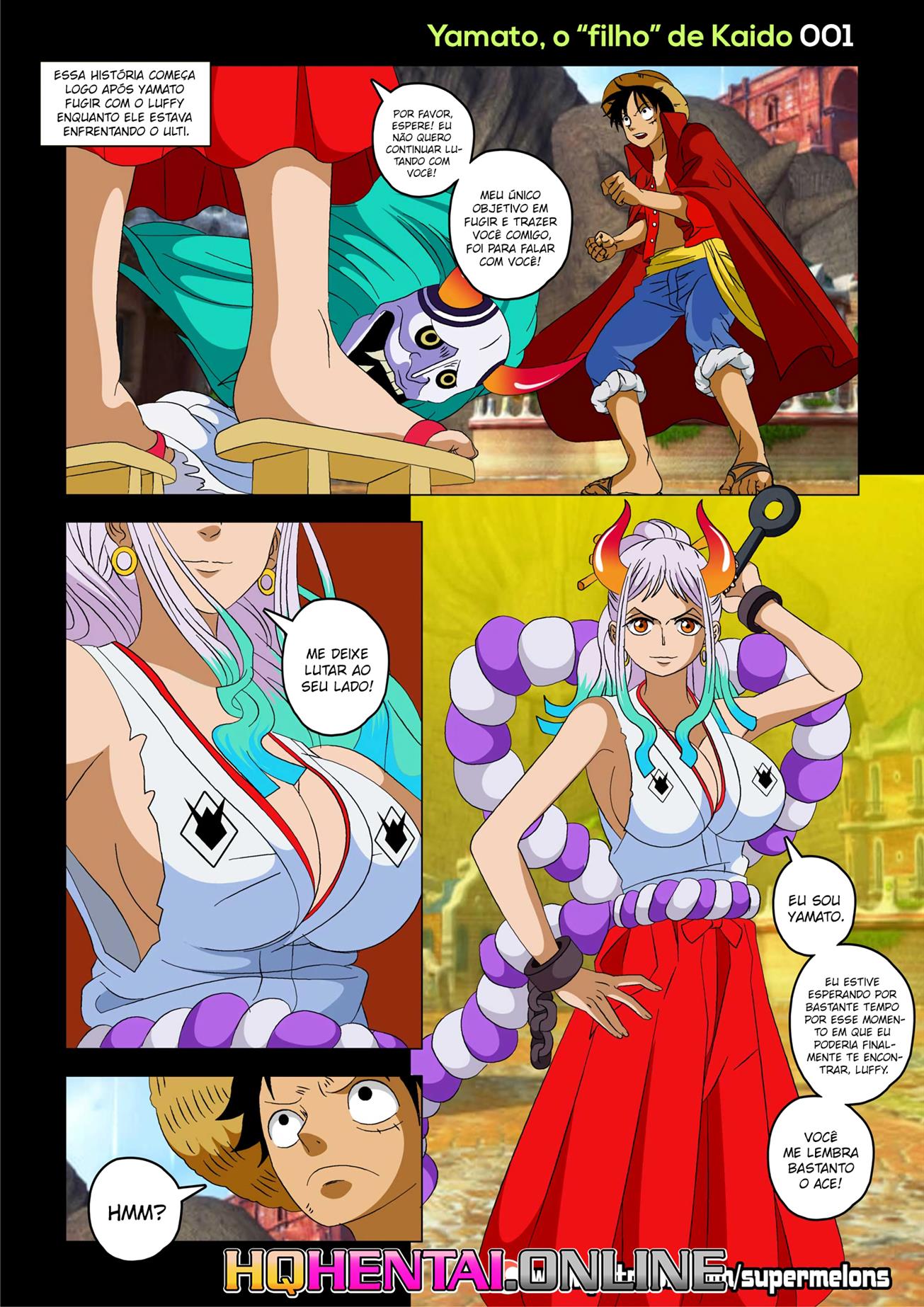 One Piece Hentai: Yamato é uma garota?