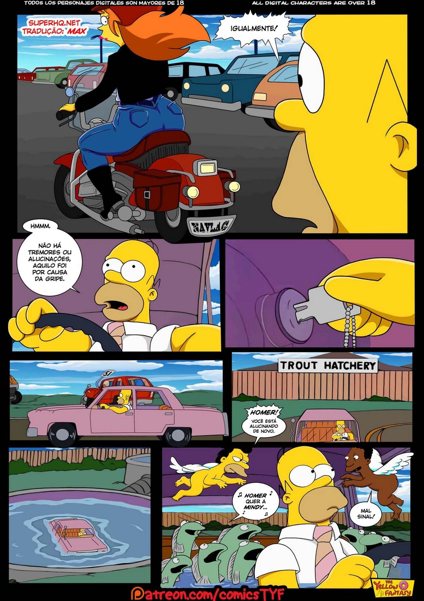 Alucinações sexual de Homer - Foto 5