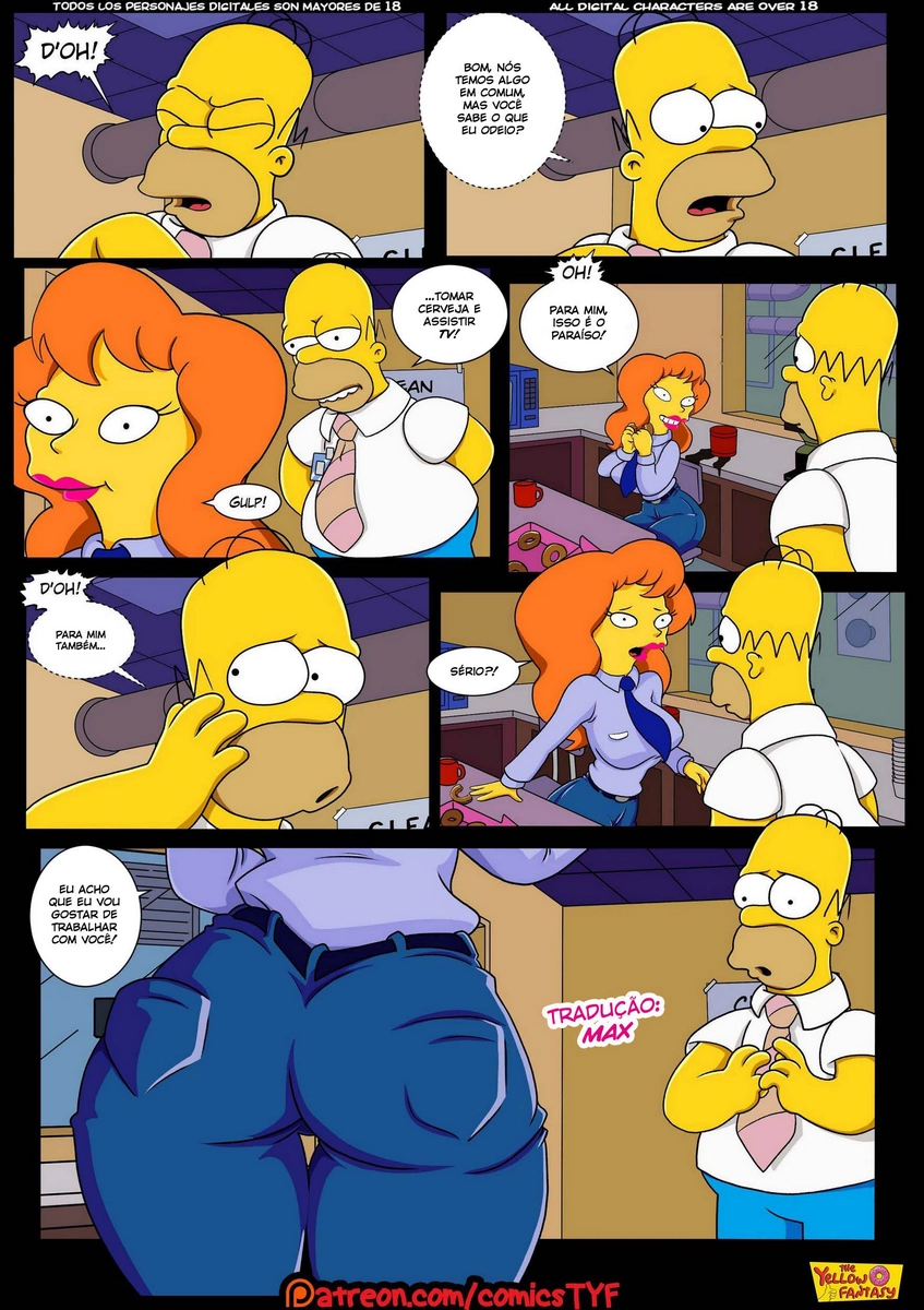 Alucinações sexual de Homer - Foto 8