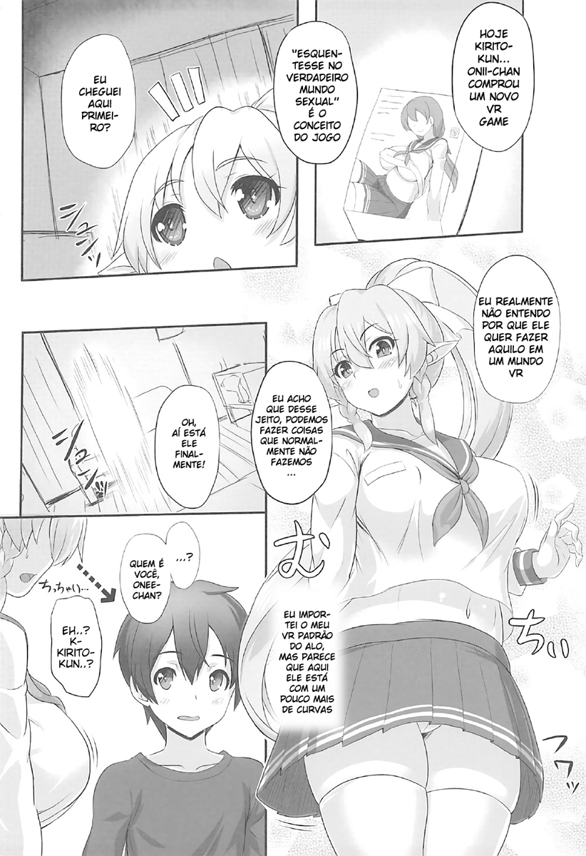 Sword art Online Hentai: O mundo de sexo para Kirito - Foto 2