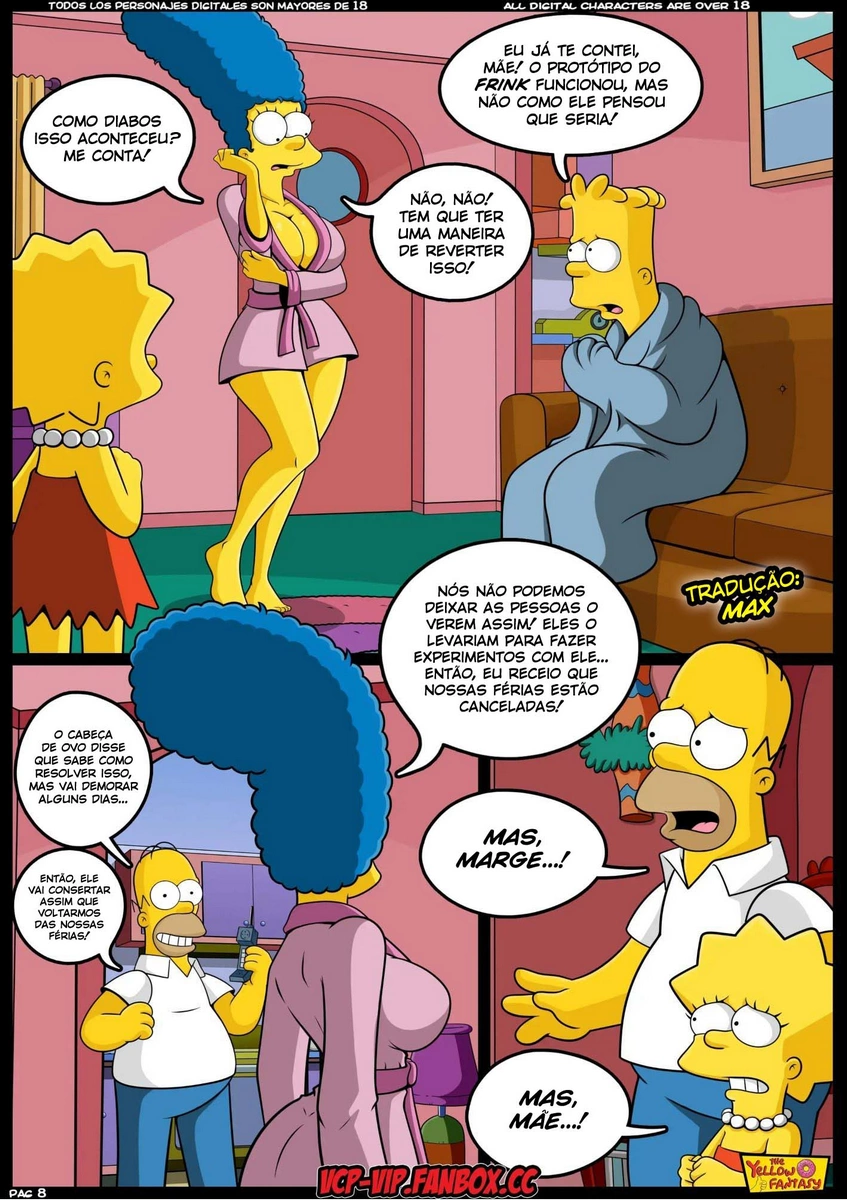 Marge dando uma lição pro filho