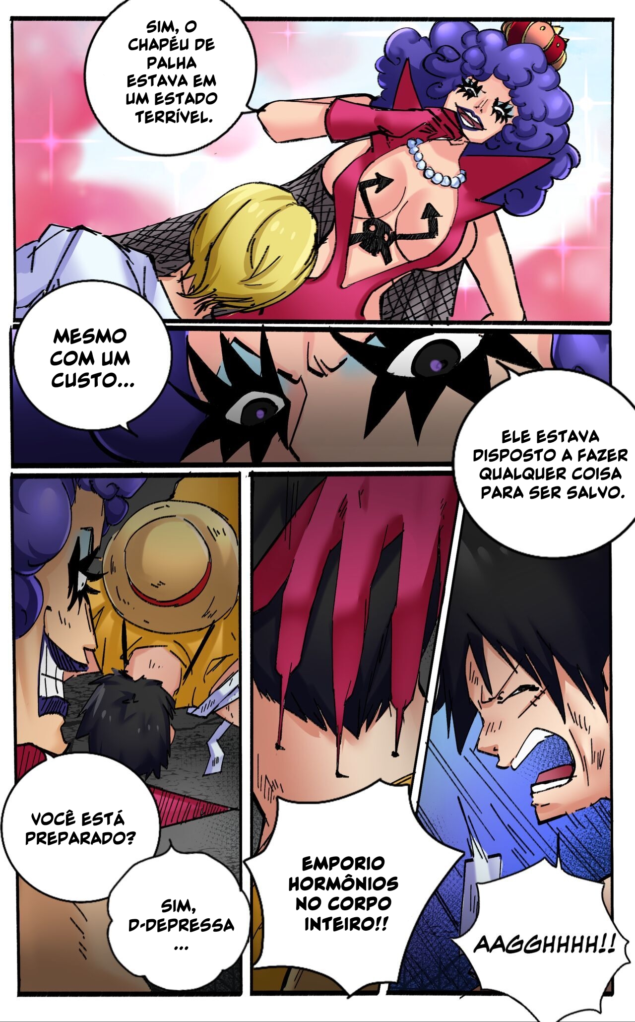 One Piece Hentai: Rainha das travestis - Foto 19