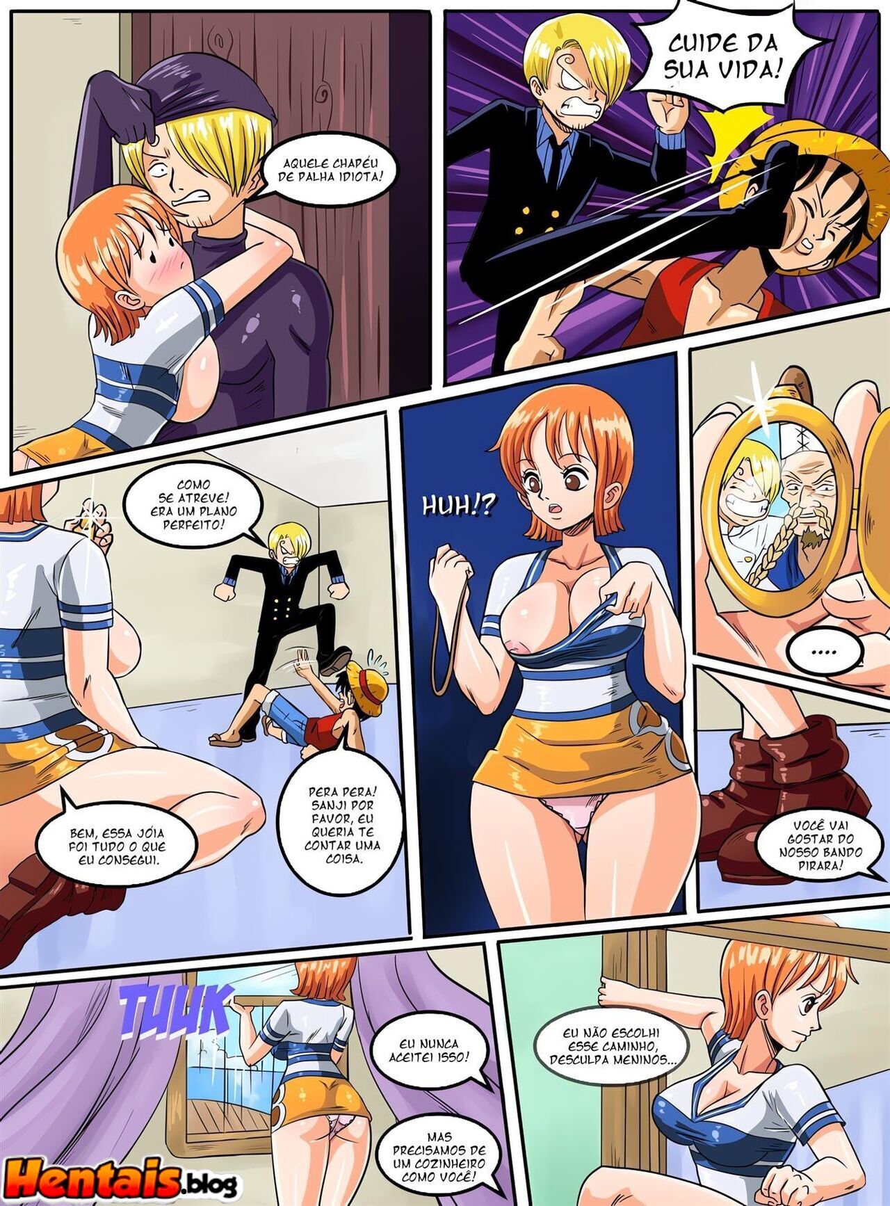 One Piece Hentai: Punição para uma ladra