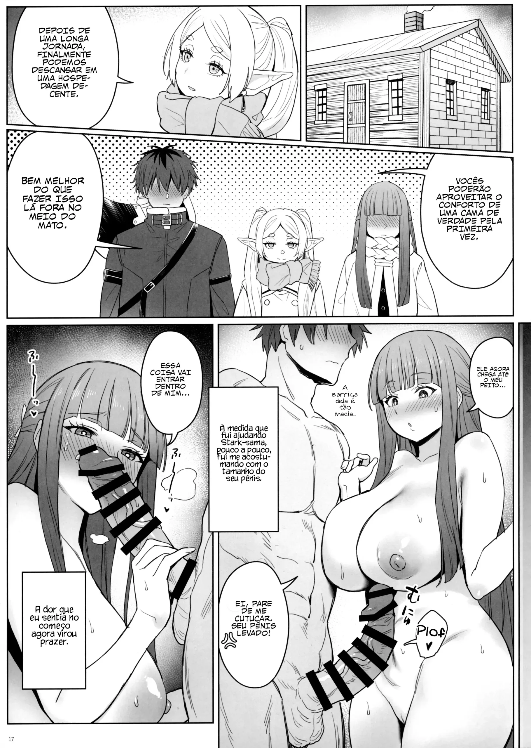 Sousou No Frieren Hentai: O pênis maior de Stark - Foto 17