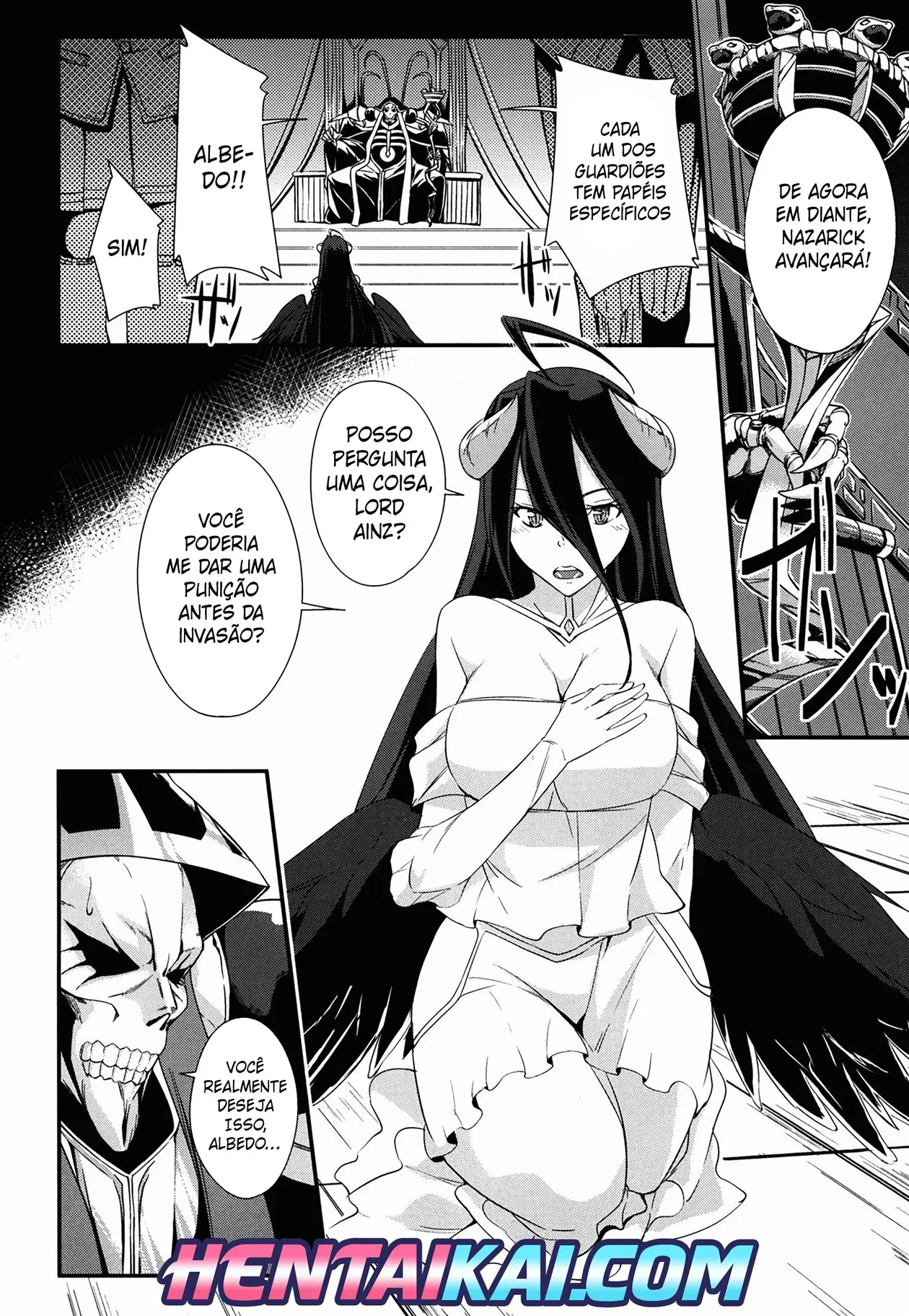 Overlord Pornô HQ: Punição para Albedo - Foto 3