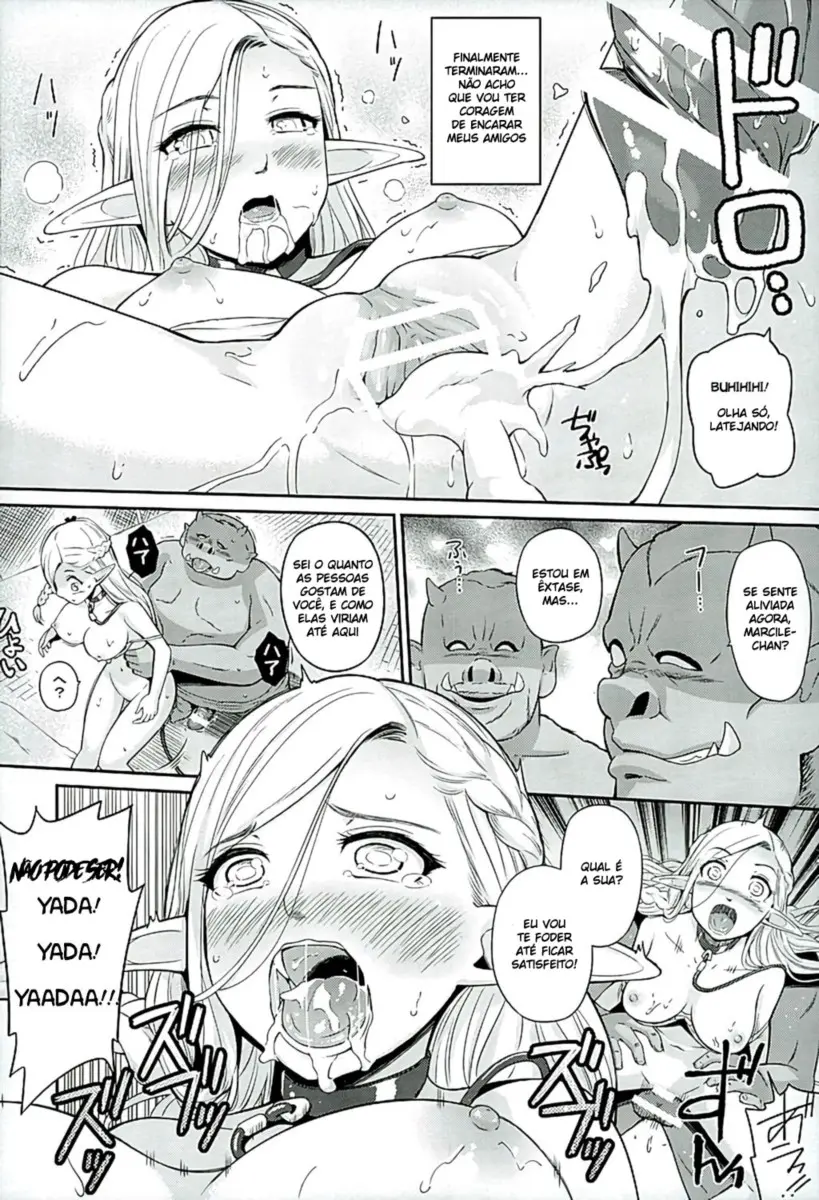 Hentai Dungeon Meshi: Marcille escrava dos Orcs - Foto 18