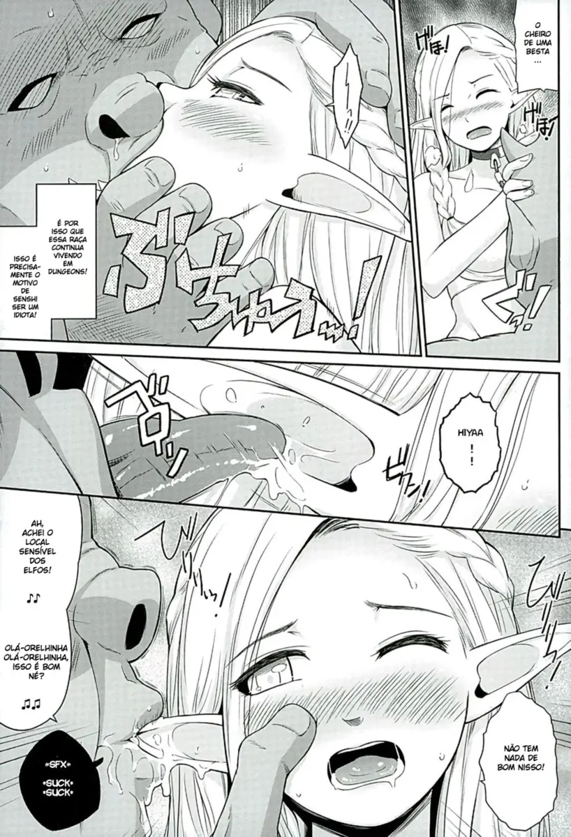 Hentai Dungeon Meshi: Marcille escrava dos Orcs - Foto 9