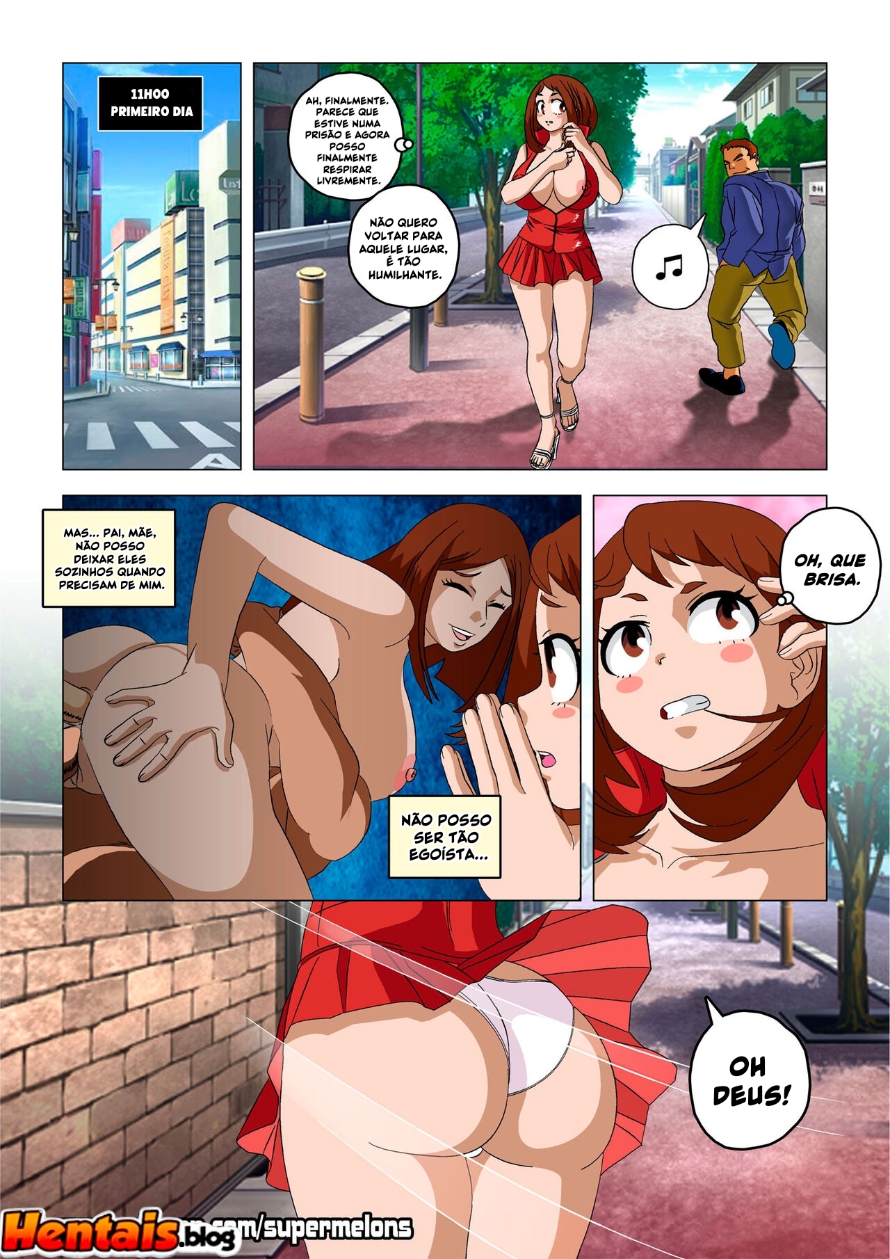 Hentai Uraraka na mansão do inferno - Foto 11