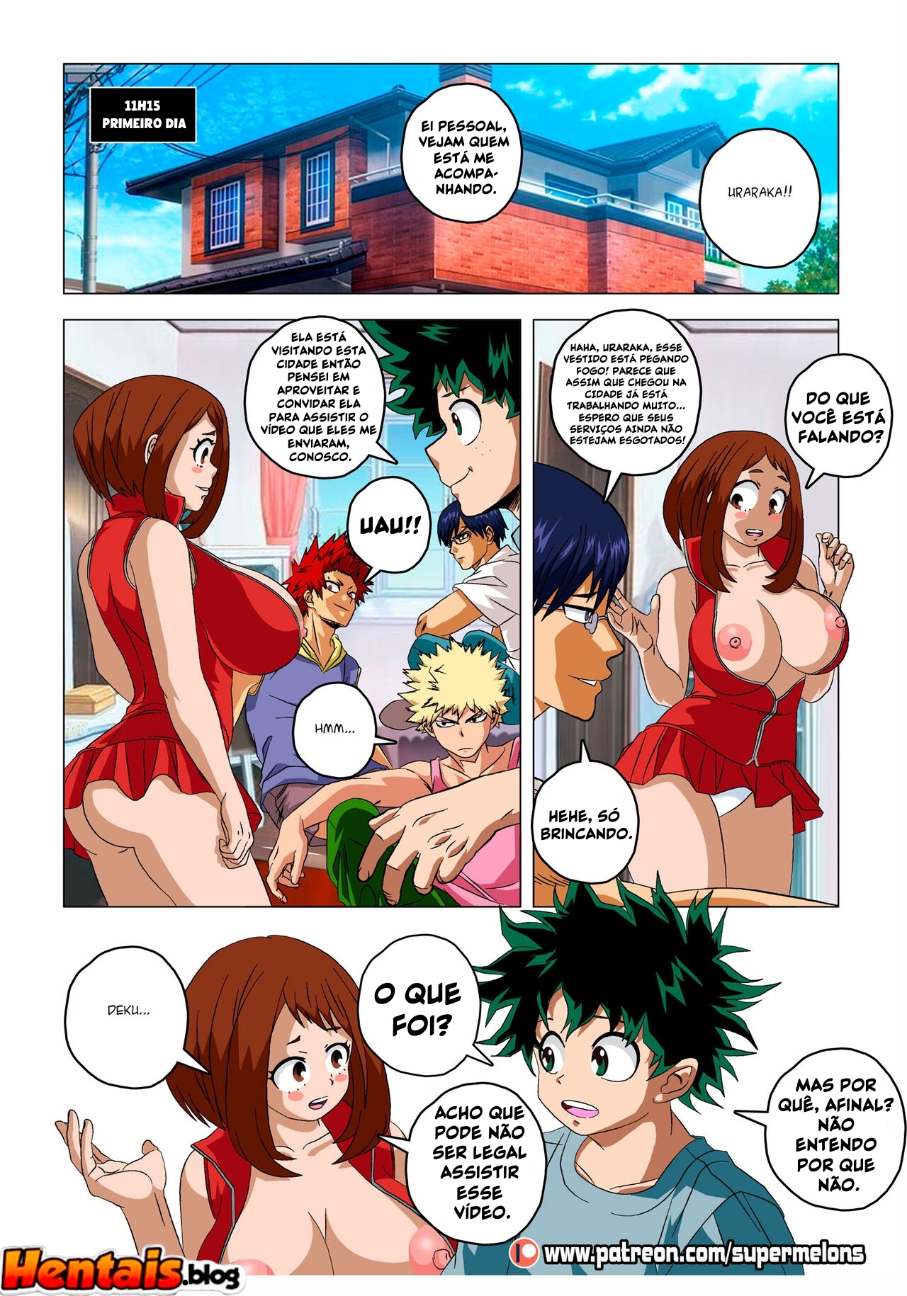 Hentai Uraraka na mansão do inferno - Foto 16