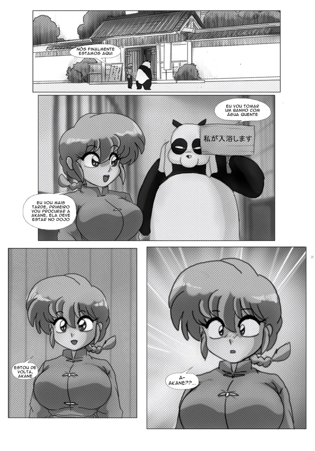 Ranma faz acordo com velho mestre tarado - Foto 9